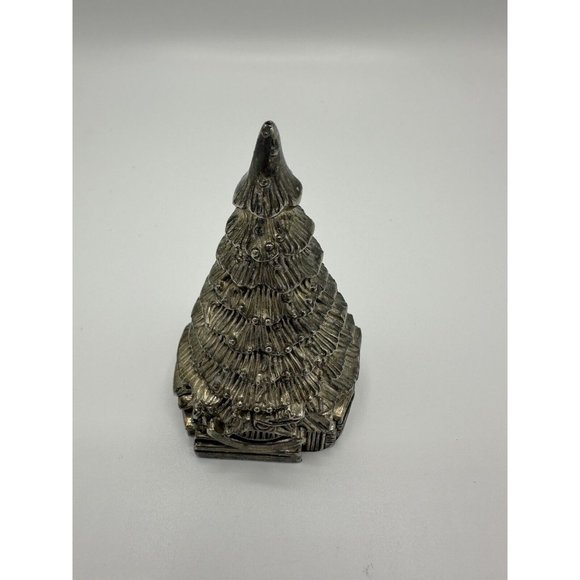 International Silver Company Silver Christmas Tree Salt Shaker‎ REPLACEMENT - Picture 1 of 5